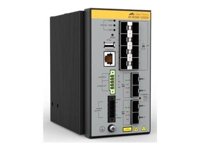 ALLIED TELESIS ALLIED TELESIS 8x 100/1000X SFP, 4x 1G/10G SFP+, Industrial Ethernet, Stackable Layer 3 Switch