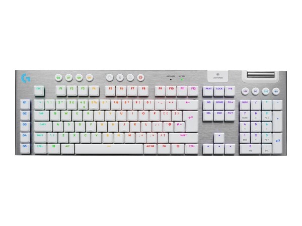 LOGITECH G915 X LIGHTSPEED Wireless Gaming Keyboard White (UK) 920-012689