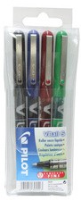 PILOT Tintenroller VBALL VB 5, 4er Etui