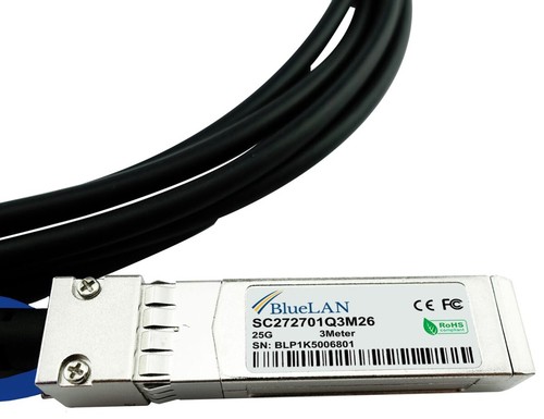 CBO GMBH BlueOptics X66240A-2-BL InfiniBand-Kabel 2 m SFP28 Schwarz ( X6624 X66240A-2-BL