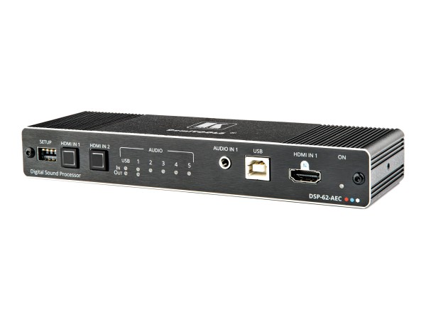 KRAMER DSP-62-AEC - 6x2 PoE Audio Matrix mit DSP und AEC (13-80555090) 13-80555090