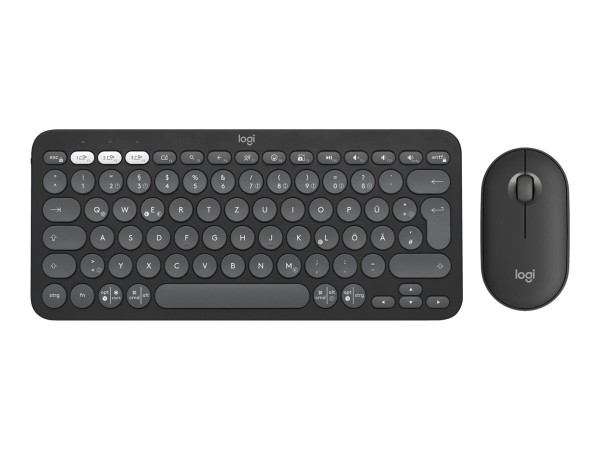 LOGITECH Pebble 2 Combo Tastatur Maus enthalten RF Wireless + Bluetooth QWE 920-012241