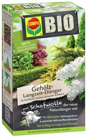 COMPO BIO Gehölz Langzeit-Dünger mit Schafwolle, 2 kg