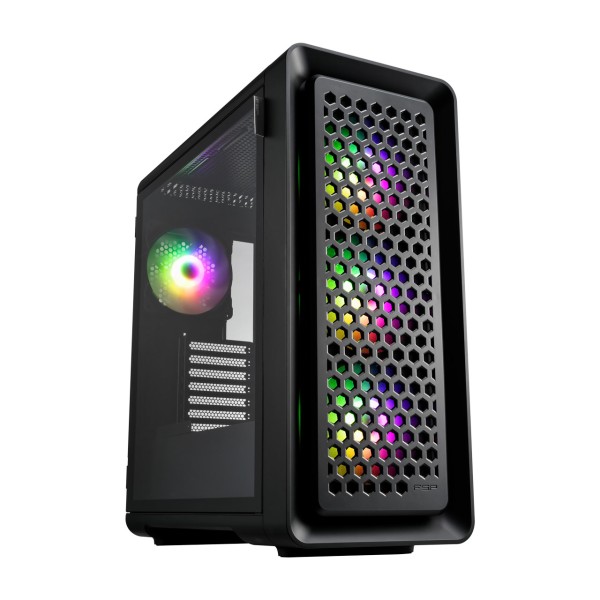 FORTRON FSP Geh Ultra CUT593 P E-ATX/ATX/M-ATX/M-ITX o.N. Black retail POC0000204