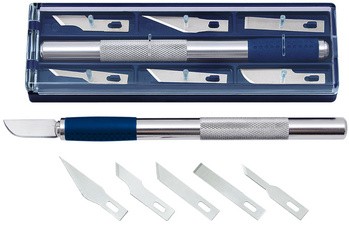 WEDO Hobbymesser, Länge: 150 mm, inkl. 6 Ersatzklingen