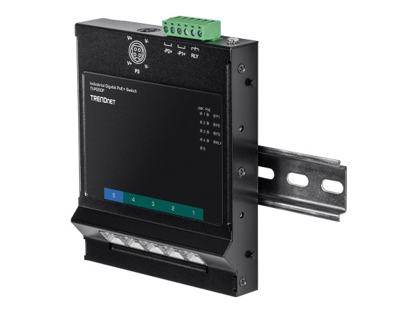 TRENDNET TRENDNET Industrie Switch 5 Port Fast Eth. PoE+ L2 DIN-Rai