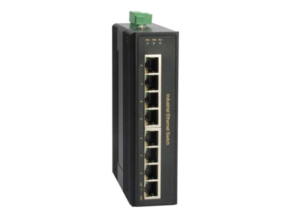 LEVEL ONE 8-Port Gigabit PoE Ind. Switch IGP-0802