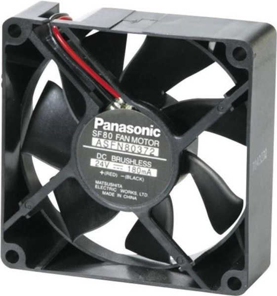 PANASONIC PANASONIC Axiallüfter 12 V/DC 40.8 m³/h (L x B x H) 80 x 80 x 25 mm Panasonic ASFN84391