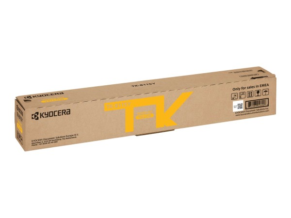 KYOCERA TK 8115Y Gelb Tonerpatrone 1T02P3ANL0