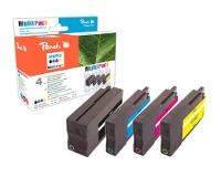 PEACH PEACH PI300-721 Tintenpatrone Multipack CMYK kompatibel HP 953 (mit neuem Chip)