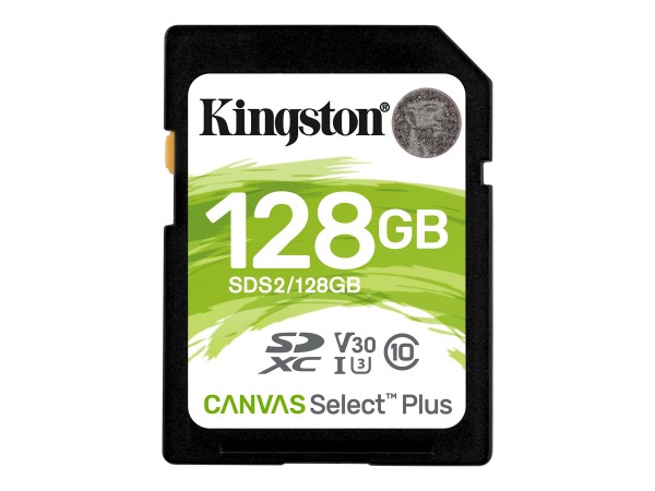 KINGSTON KINGSTON 128GB SDXC CANVAS SELECT PLUS