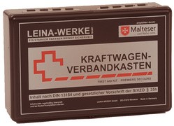 LEINA KFZ-Verbandkasten Unser Bester, Inhalt DIN 13164