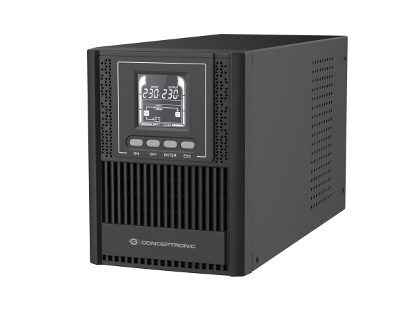 CONCEPTRONIC ZEUS USV 1000VA 900W Online UPS,IEC EPO Port ZEUS52E1K