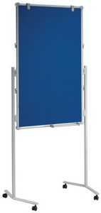 MAUL Moderationstafel MAULpro, 750 x 1.200 mm, blau/weiß