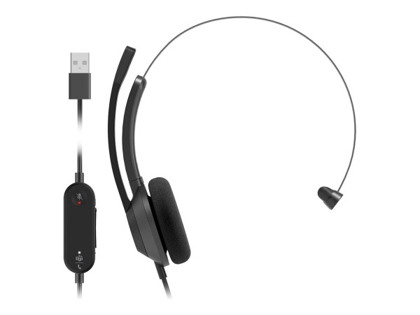CISCO Headset 321Q USB, Wired Single On-Ear Headphones HS-W-321Q-C-USB