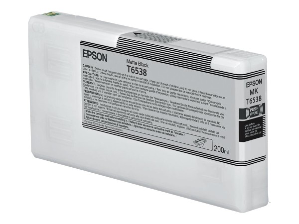 EPSON T6538 ink cartridge matte black standard capacity 200ml C13T65380N