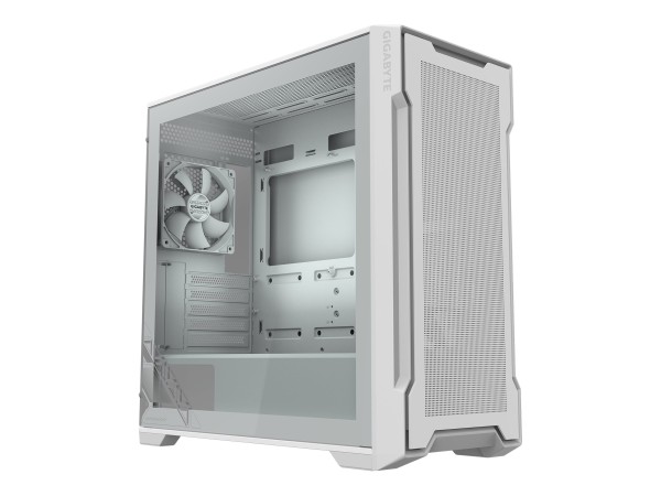 GIGABYTE AORUS C102 ICE Midi Tower Gaming Gehäuse mit Glasseitenfenster GB-C102GI