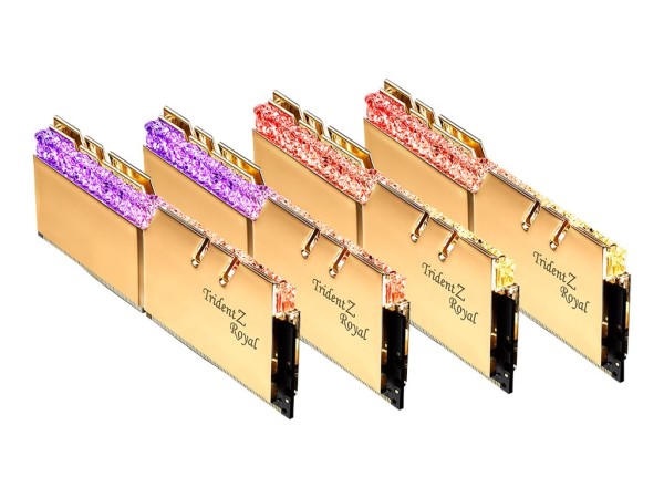 GSKILL Trident Z Royal Gold 32GB Kit (4x8GB) F4-3600C16Q-32GTRGC