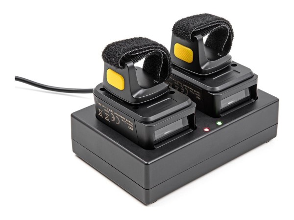 DELOCK Ringbarcode Scanner 1D und 2D (2 Stück) + Ladestation 90610