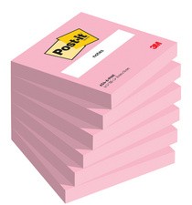 Post-it Haftnotizen Notes, 127 x 76mm, liniert, flamingopink