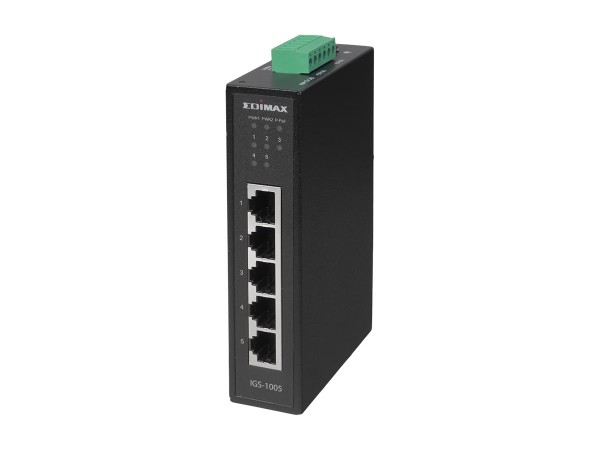 EDIMAX EDIMAX Switch EDIMAX Industrial 5-Port GbE unmanaged IP30