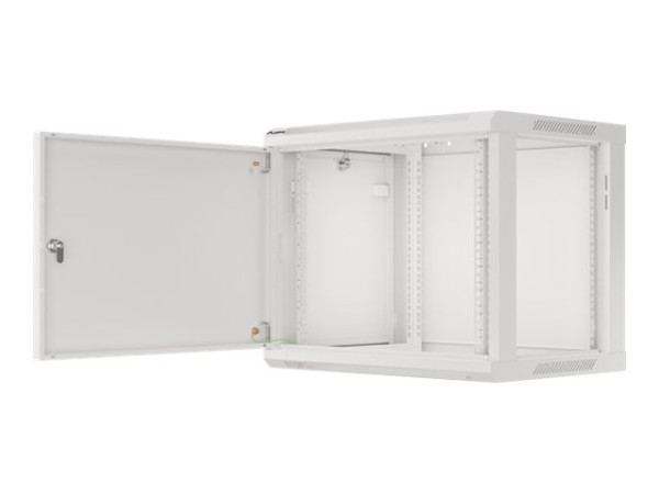 LANBERG Rack Wandschrank 19" 9U/600X450 Metalltür grau WF01-6409-00S