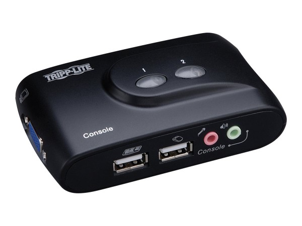 EATON TrippLite 2-Port Compact USB KVM Switch wit B004-VUA2-K-R
