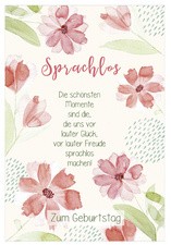 SUSY CARD Geburtstagskarte Lyrics "Kleine Freuden"