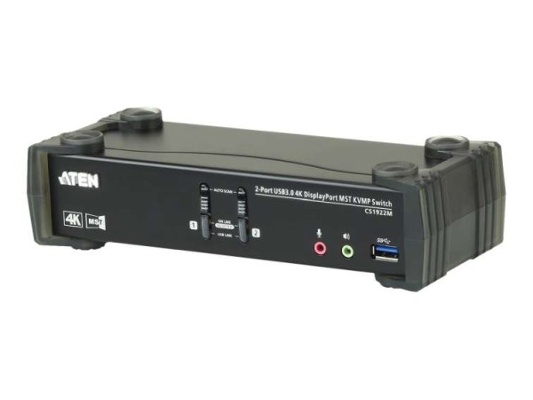 ATEN CS1922M KVMP-Switch 2-fach, DisplayPort mit MST, USB 3.0, 4K CS1922M