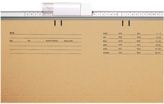 LEITZ Vollsichtreiter, Kunststoff, (B)60 mm, transparent