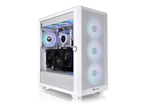 THERMALTAKE THERMALTAKE S250 TG Midi Tower "ARGB Snow" White retail