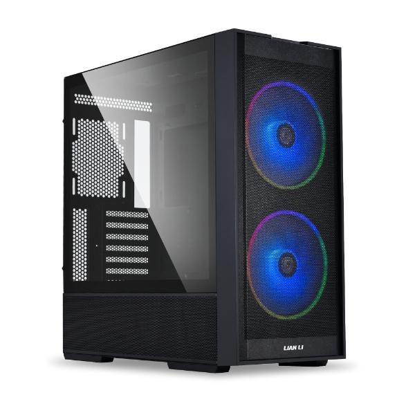 LIAN LI LANCOOL 206 Gehäuse, Midi-Tower, ATX, Tempered Glass - schwarz LANCOOL 206RX