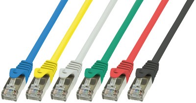 LogiLink Patchkabel, Kat. 5e, SF/UTP, 7,5 m, grau