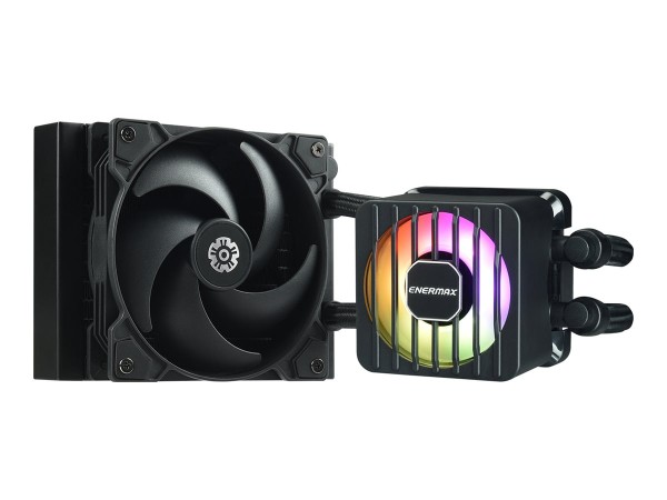 ENERMAX LIQMAXFLO SR 120mm CPU AIO Liquid Cooler - Xtreme Dual Chamber PWM ELC-LMF120-SF