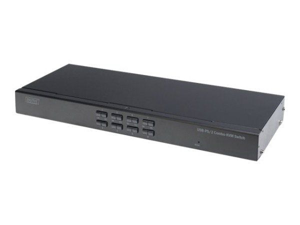 DIGITUS Pro 8-port Combo-KVM switch 1 user 8PCs IP DS-23200-2