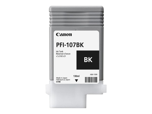 CANON CANON PFI 107 BK Photo schwarz Tintenbehälter