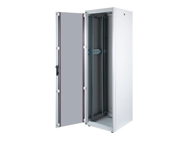 EQUIP EQUIP Serverschrank 19"  42U 600x600mm Glastür   grau