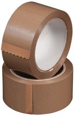 HAPPEL Verpackungsklebeband, PVC, 50 mm x 66 m, braun