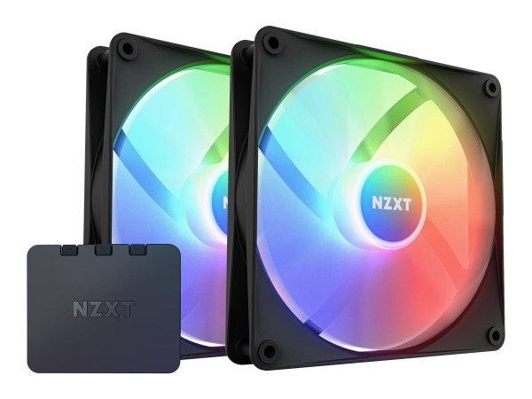 NZXT NZXT F140 RGB Core Gehäuselüfter 140mm Schwarz 2er Pack
