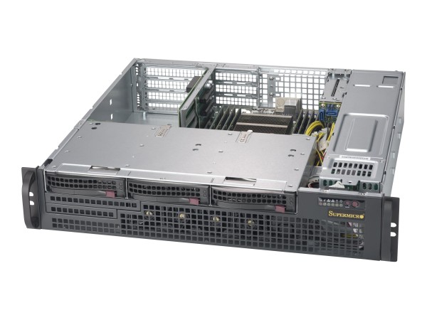 SUPERMICRO SuperChassis 825MBTQC-R802WB, 2U, Power Supply 800W redundant, 3 CSE-825MBTQC-R802WB