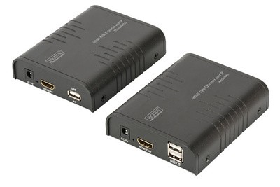 DIGITUS HDMI KVM Extender Set , Lokal + Remote, 120 m