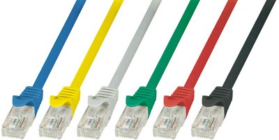 LogiLink Patchkabel, Kat. 5e, U/UTP, 10 m, grau