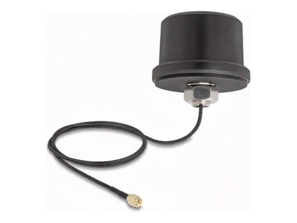 DELOCK 5G LTE GNSS WiFi 6 Antenne SMA Stecker 1,9 - 3,3 dBi omnidirektional 81469