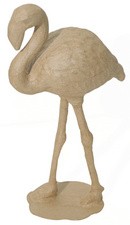 décopatch Pappmaché-Figur "Flamingo", 270 mm