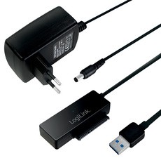 LogiLink USB 3.0 - SATA Adapterkabel, schwarz