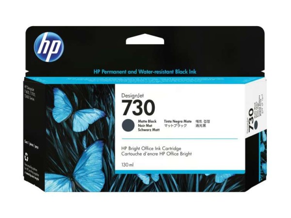 HP 730 mattschwarz DesignJet Tintenpatrone P2V65A