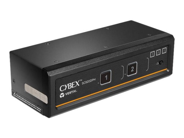 VERTIV CYBEX? SC Universal DP/H Secure KVM Switch 2-Port Dual Display, PP4. SC920DPH-400