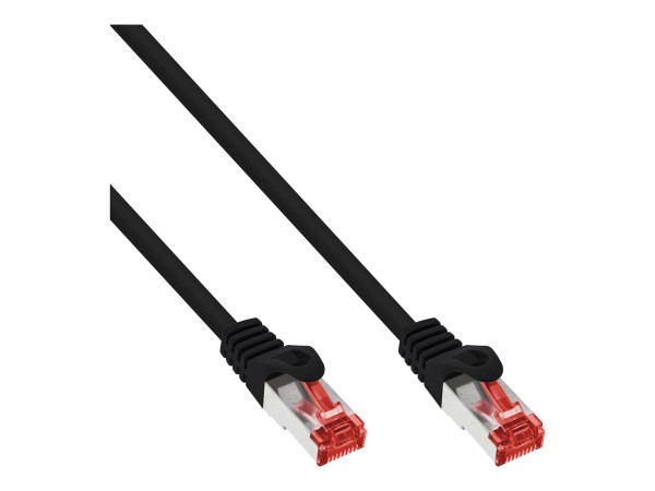 INLINE 50er Bulk-Pack Patchkabel - S/FTP (PiMf) - Cat.6 - PVC - CCA - schwa B-76112S