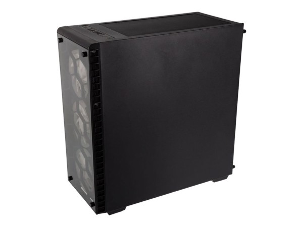 KOLINK COOLINK Observatory RGB Midi-Tower, Tempered Glass - schwarz Wind