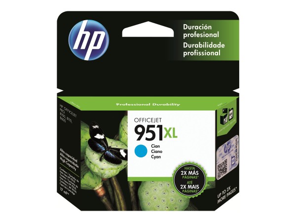 HP 951XL Cyan Officejet Tintenpatrone CN046AE